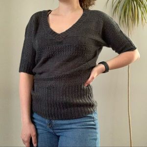 Dark gray sweater